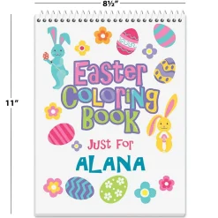 Easter Personalized Coloring Book