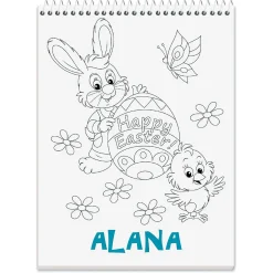 Easter Personalized Coloring Book