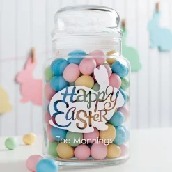 Easter Personalized Treat Jar