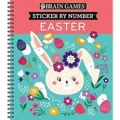 Easter Sticker by Number Brain Games®