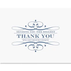 Elegant Personalized Thank You Cards
