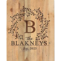Established Personalized Pallet Plaque