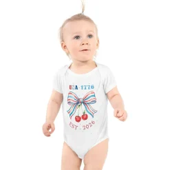 EST 2026 EST 1776 Baby Bodysuit Romper
