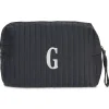 Ezra Personalized Black Cosmetic Pouch