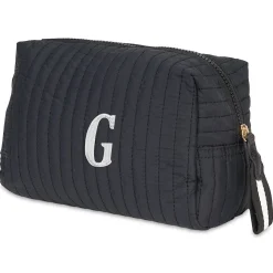 Ezra Personalized Black Cosmetic Pouch