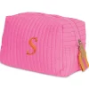 Ezra Personalized Magenta Cosmetic Pouch