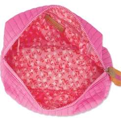 Ezra Personalized Magenta Cosmetic Pouch