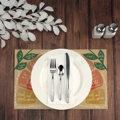 Fall Charcuterie Cheat Double-Sided Placemat