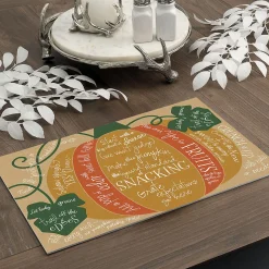 Fall Charcuterie Cheat Double-Sided Placemat