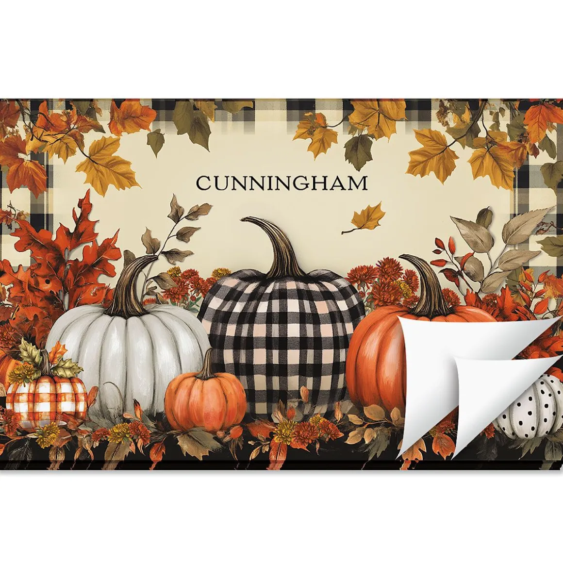 Fall Splendor Paper Personalized Placemat Pad