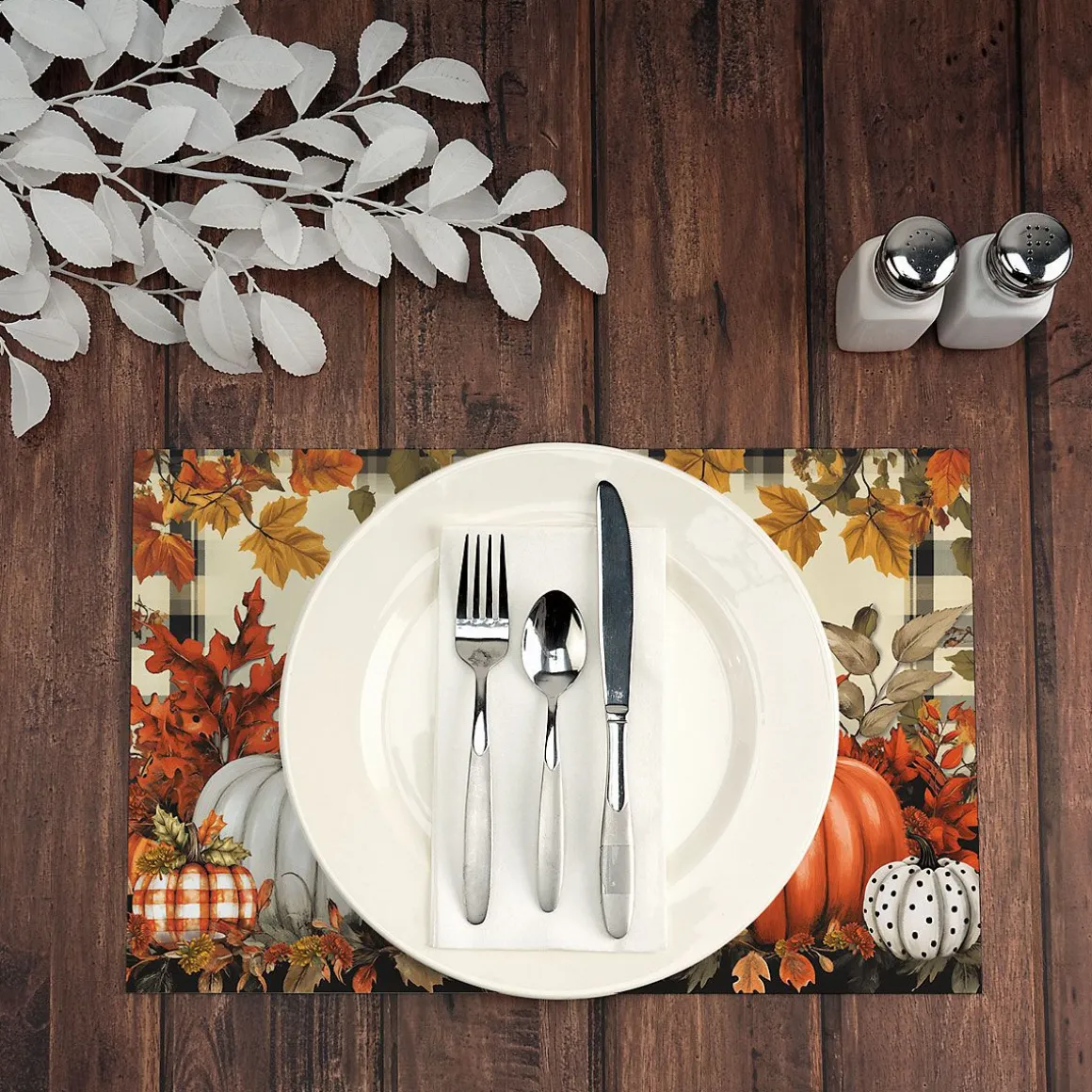 Fall Splendor Paper Personalized Placemat Pad