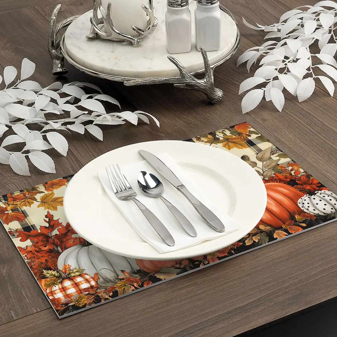 Fall Splendor Paper Personalized Placemat Pad