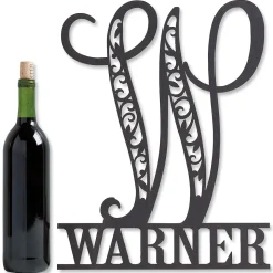 Family Name & Initial Personalized Wooden Plaque
