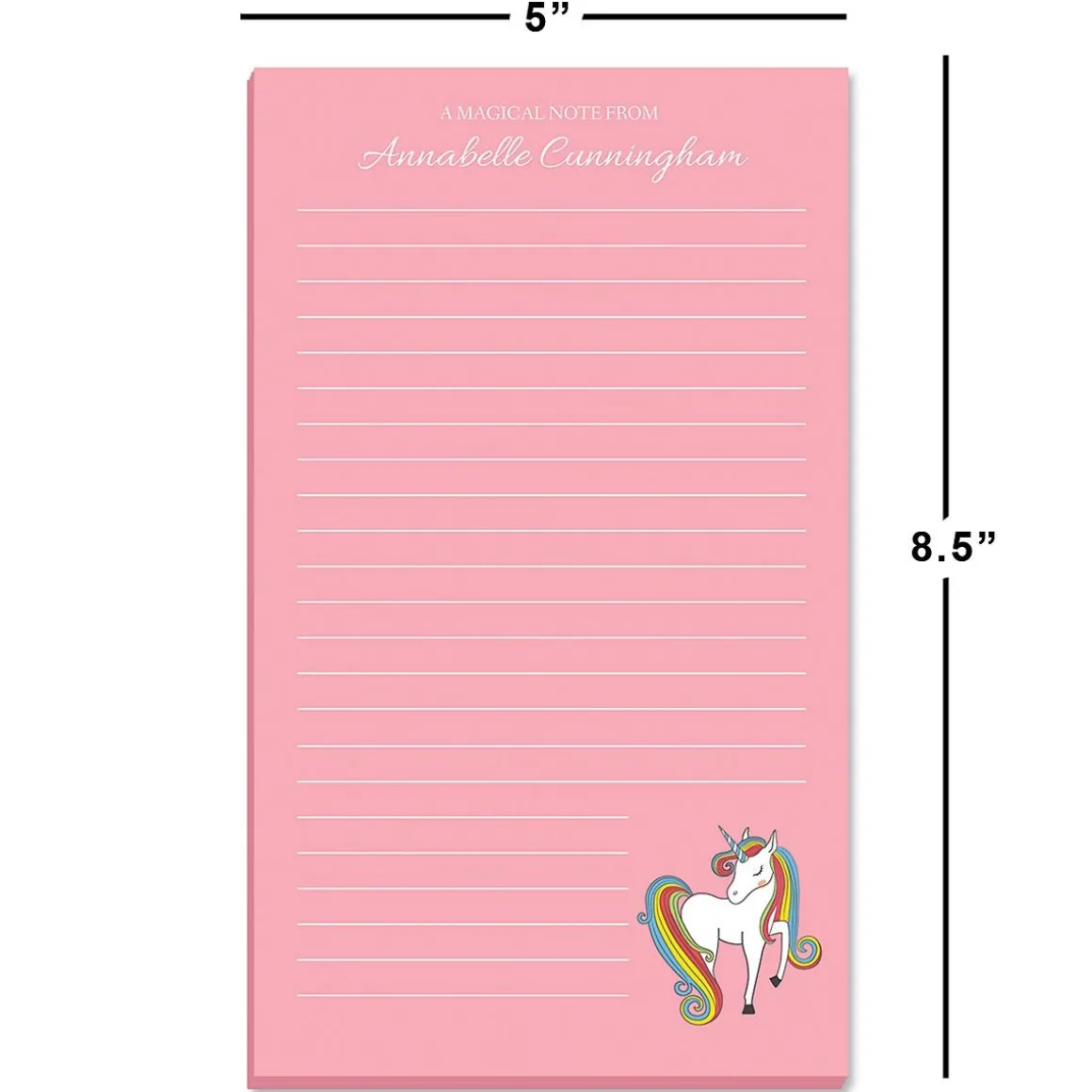 Fantasy Unicorn Note Pad
