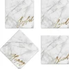 Faux Marble Ceramic Coasters