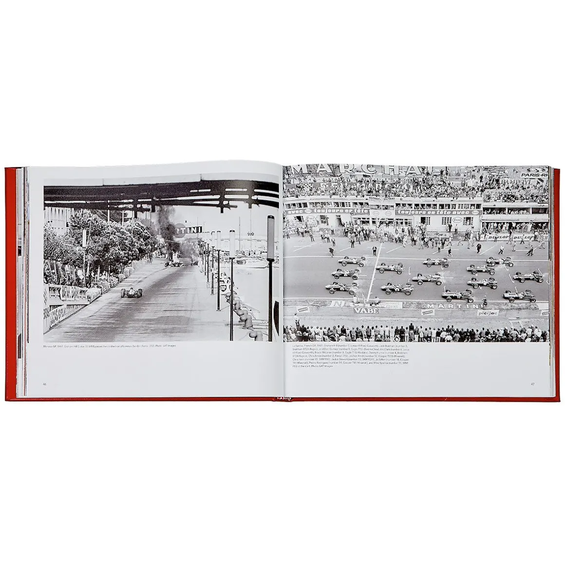 F1 Heroes Personalized Red Leather-Bound Book