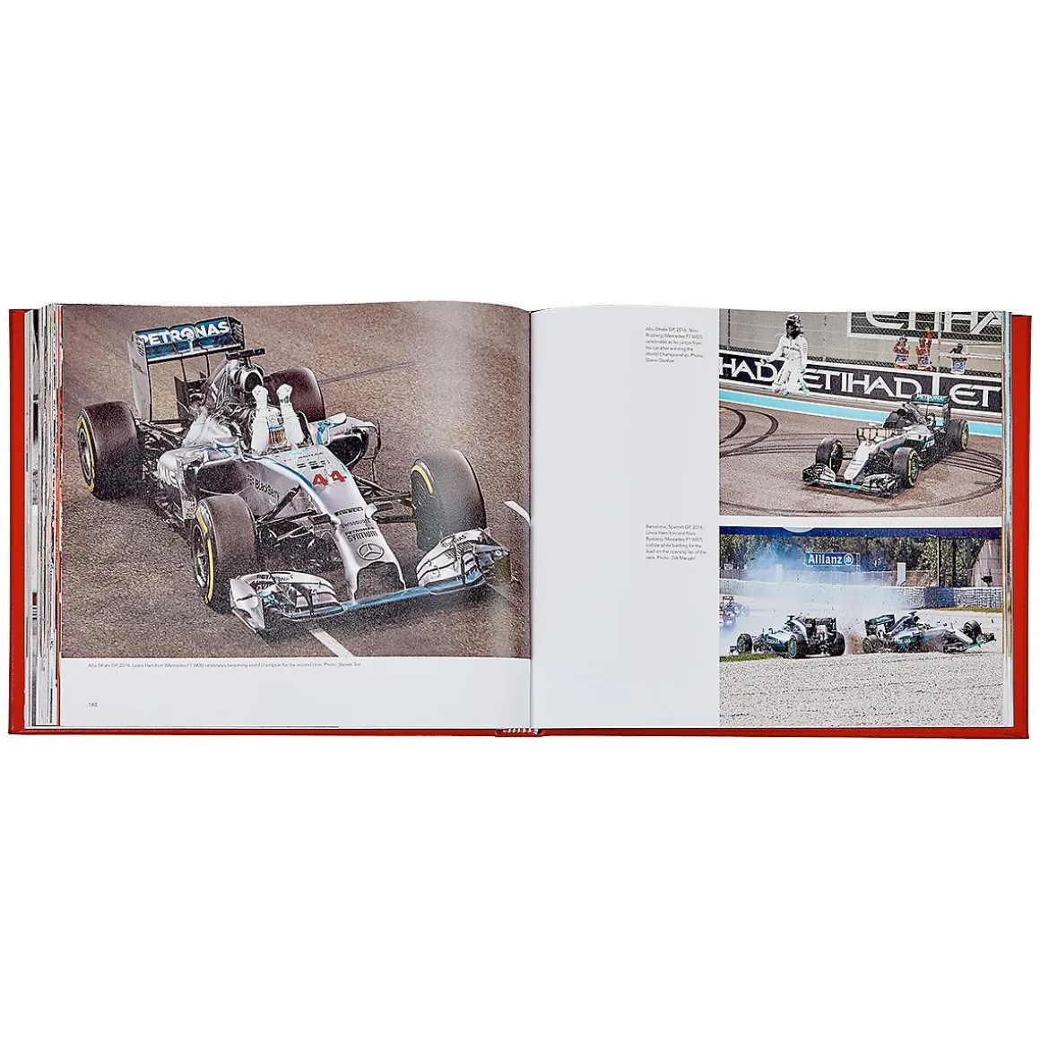 F1 Heroes Personalized Red Leather-Bound Book