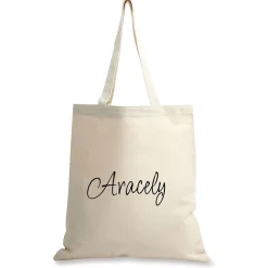 First Name Personalized Canvas Tote