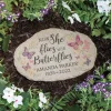 Flies with Butterflies Garden Stone