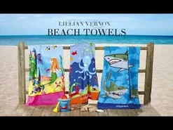 Flip Flop Flowers Personalized Towel
