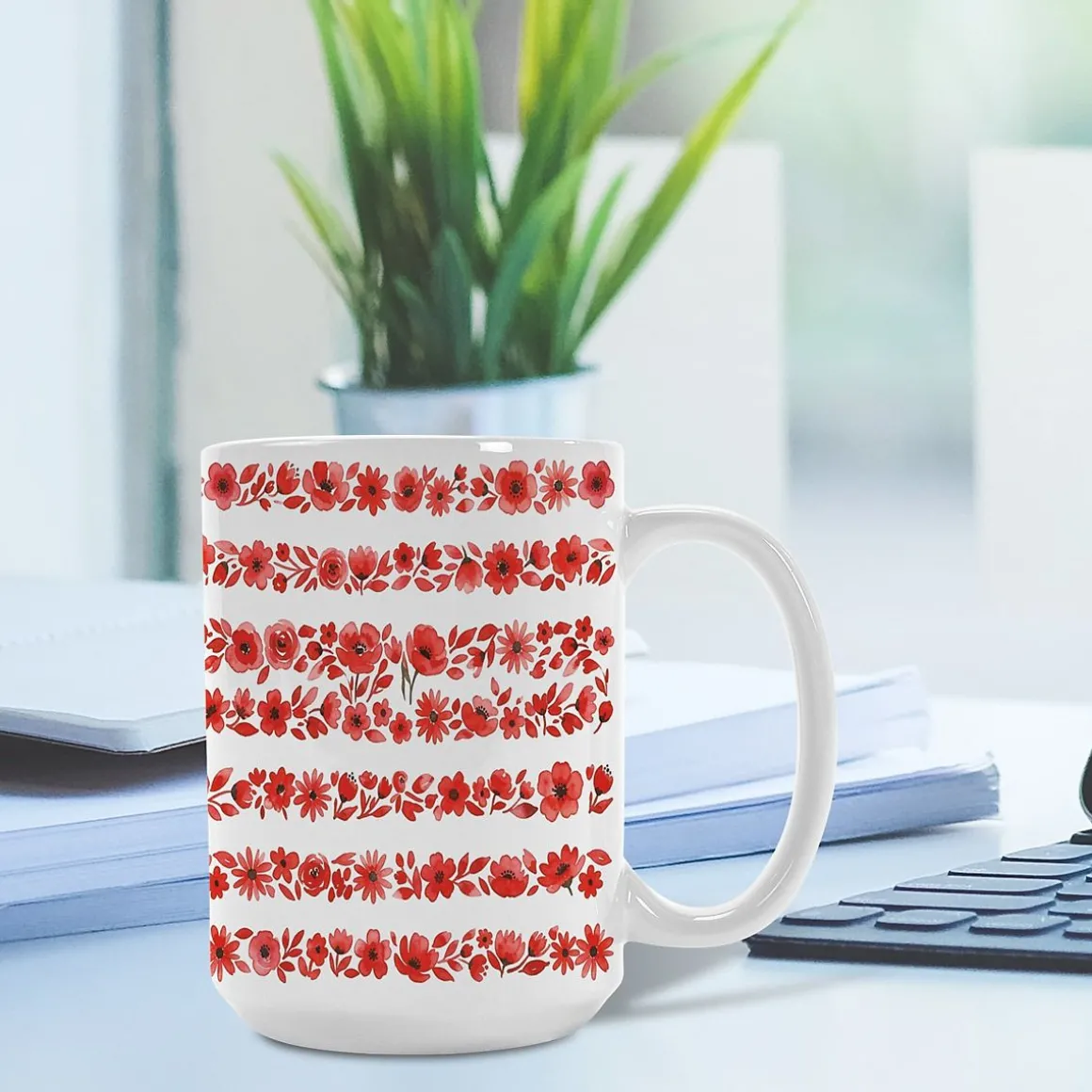 Floral Flag Mug