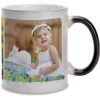Floral Initial Ceramic Personalized Photo Mug