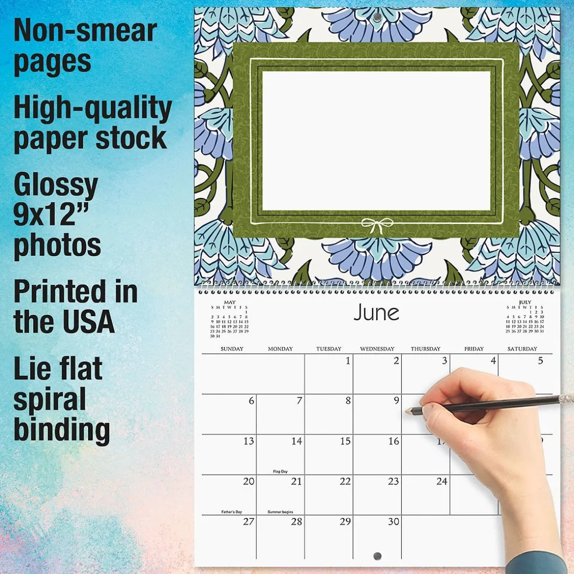 2027 Floral Photo Calendar