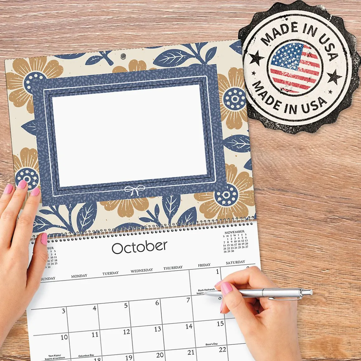 2027 Floral Photo Calendar