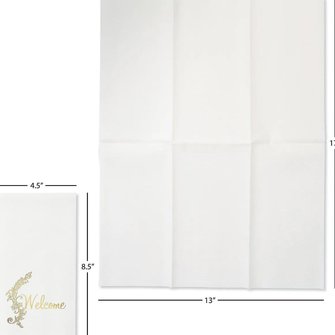 Flourish Foil Disposable Hand Towels