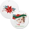 Flower Photo Ornament – Circle