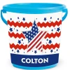 Fourth of July Personalized Kids Beach Bucket