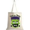 Frankenstein Personalized Halloween Canvas Tote