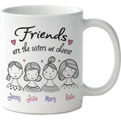 Friends Are the Sisters Personalized Mug