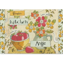 From My Kitchen Personalized Glass Cutting Board