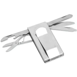 6-Function Personalized Stainless Money Clip