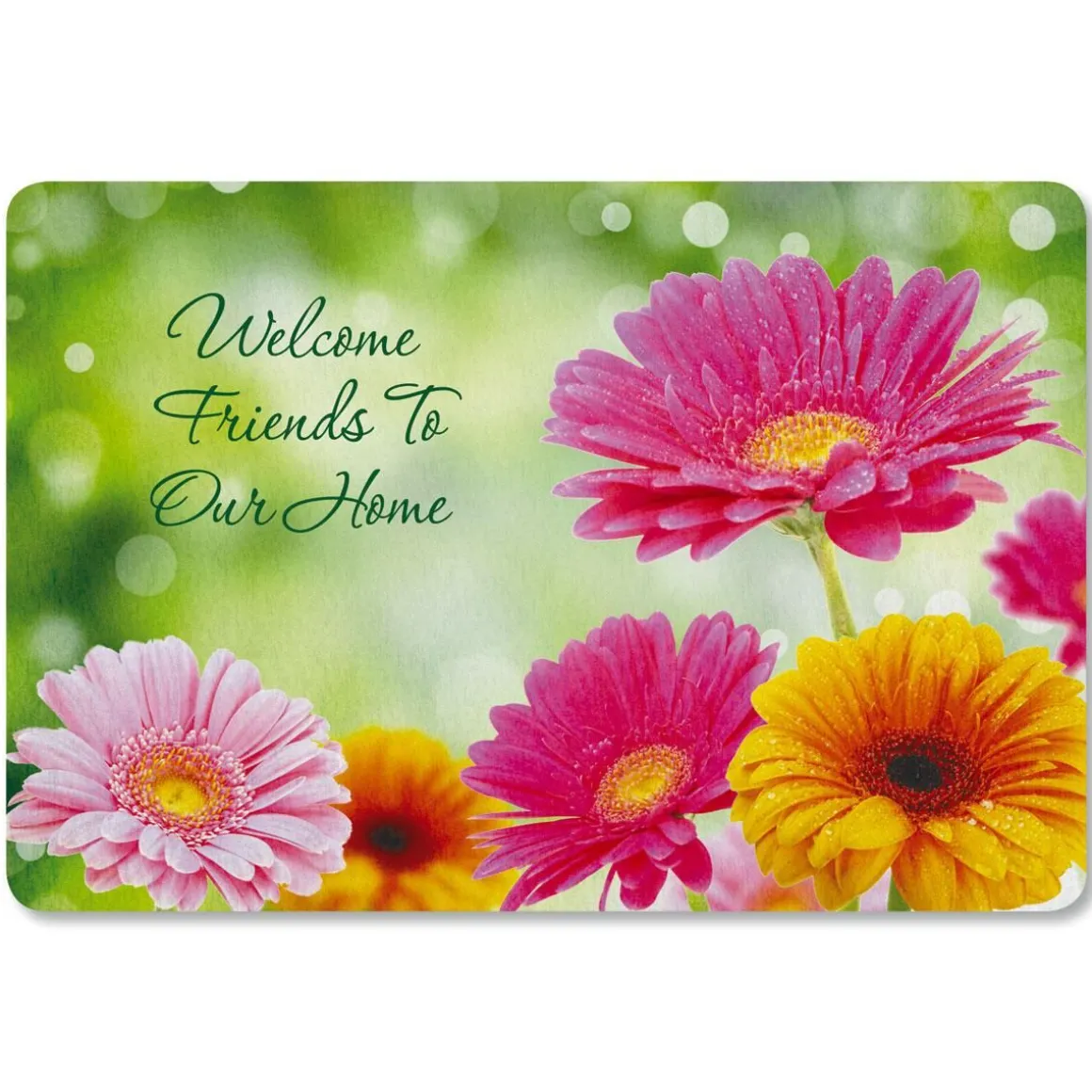 Gerbera Daisy Doormat