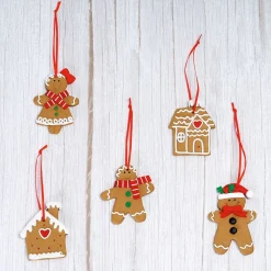 Gingerbread Characters & House Ornaments