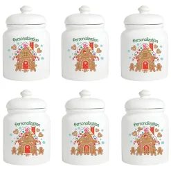 Gingerbread Personalized Cookie Jar