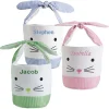 Gingham Personalized Easter Baskets