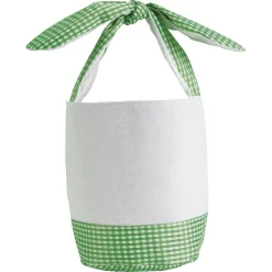 Gingham Personalized Easter Baskets