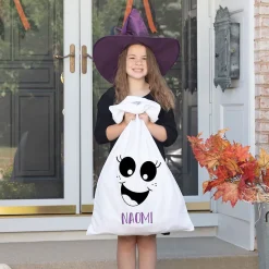 Girly Ghost Face Personalized Pillowcase