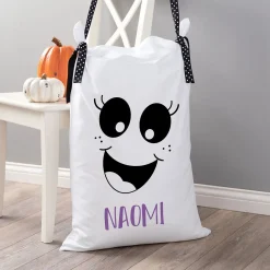 Girly Ghost Face Personalized Pillowcase