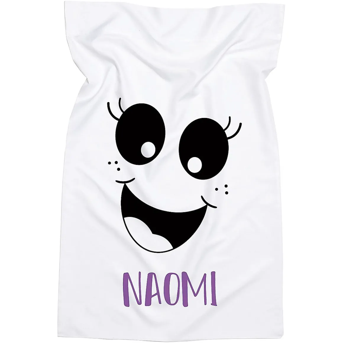 Girly Ghost Face Personalized Pillowcase
