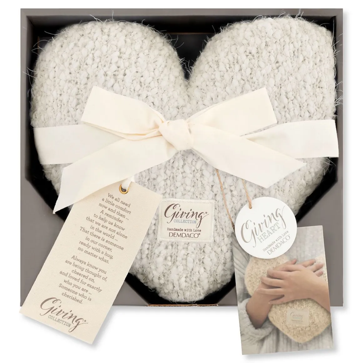 Giving Heart Weighted Pillow by Demdaco
