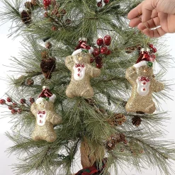 Glass Gingerbread Extra Large Ornaments
