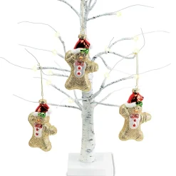 Glass Gingerbread Extra Large Ornaments