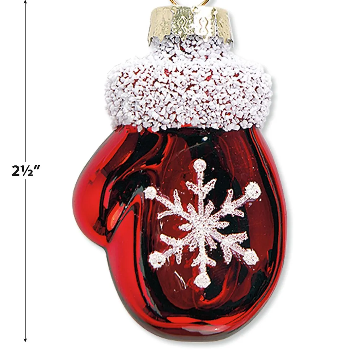 Glass Mittens Ornaments