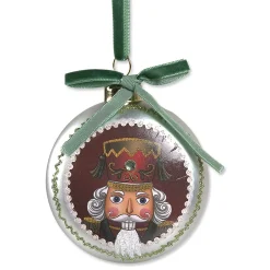 Glass Nutcracker Ornaments