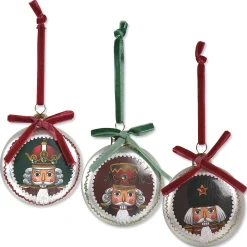 Glass Nutcracker Ornaments