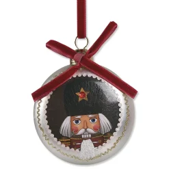 Glass Nutcracker Ornaments